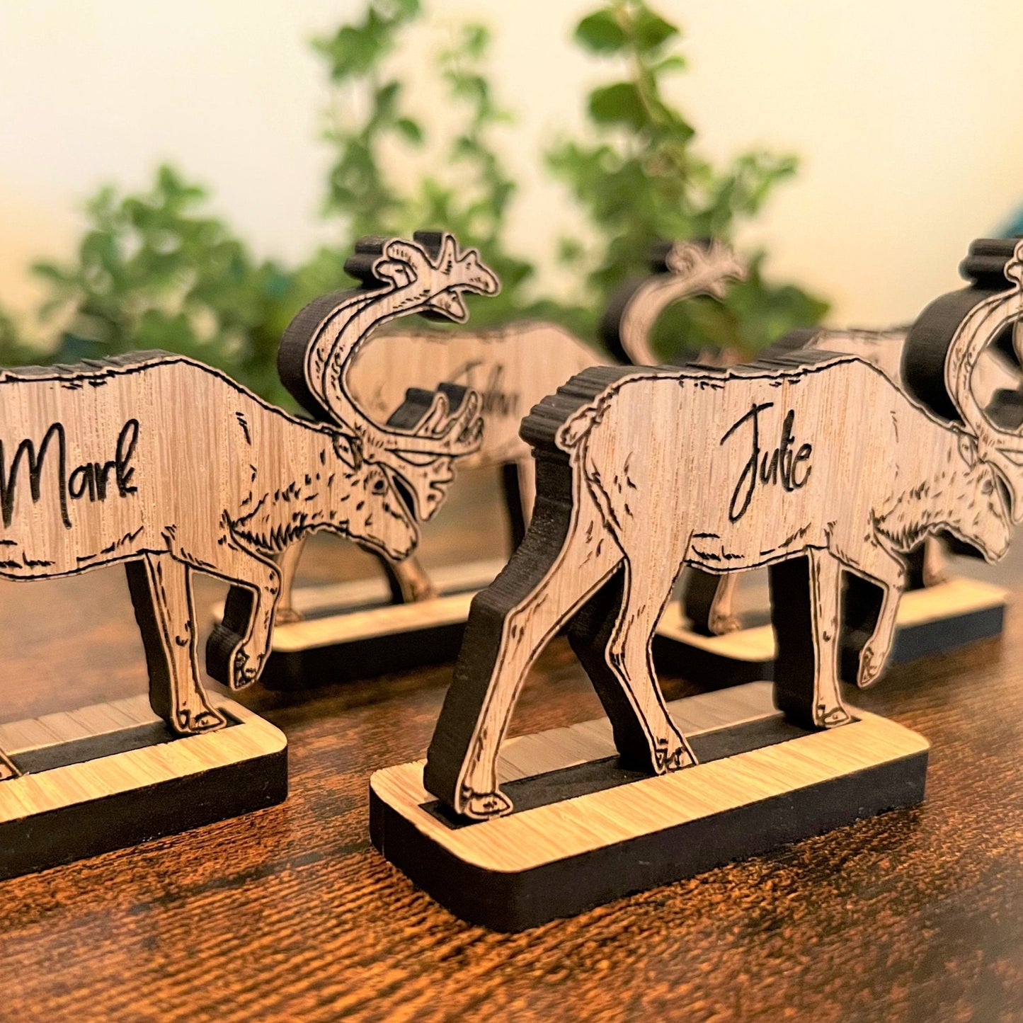 Reindeer Table Name Stands