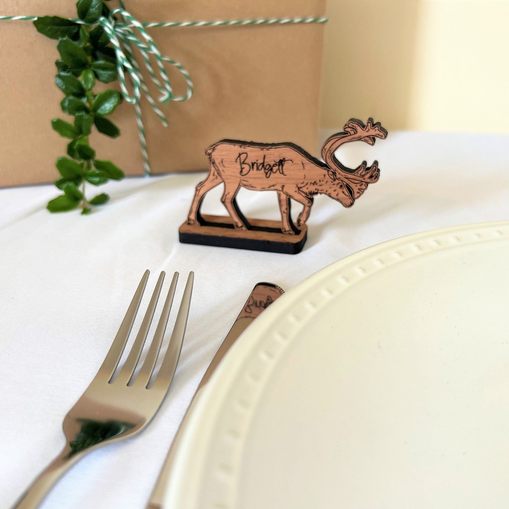 Reindeer Table Name Stands