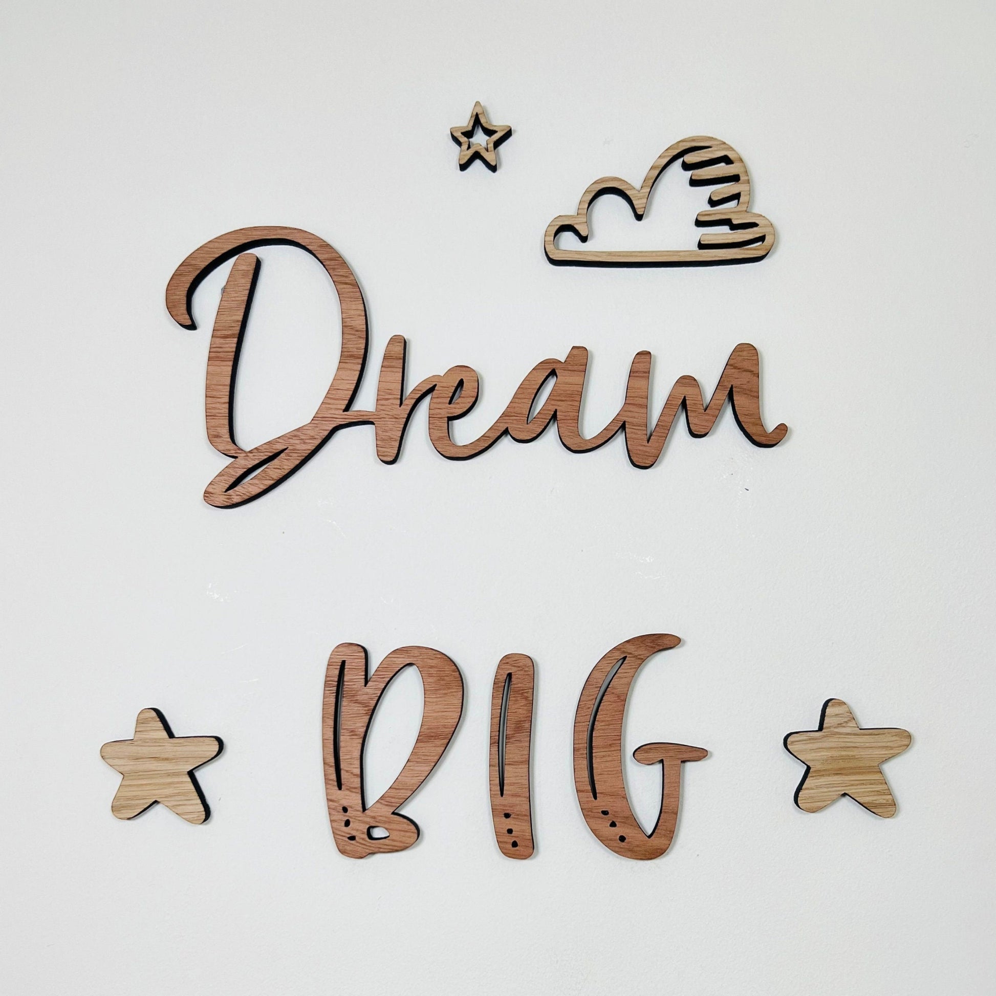 Dream BIG Little One Wall Quote Wall Decor
