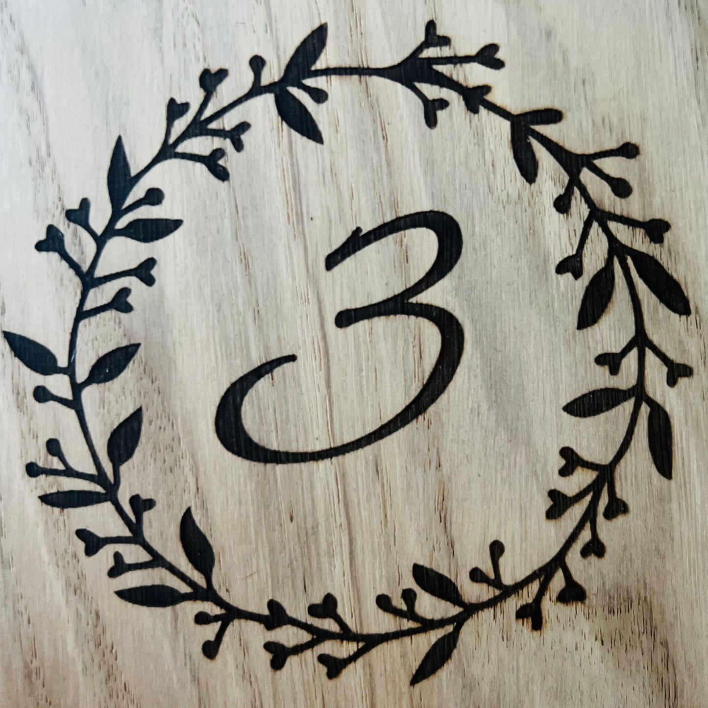 Wedding Wooden Table Numbers