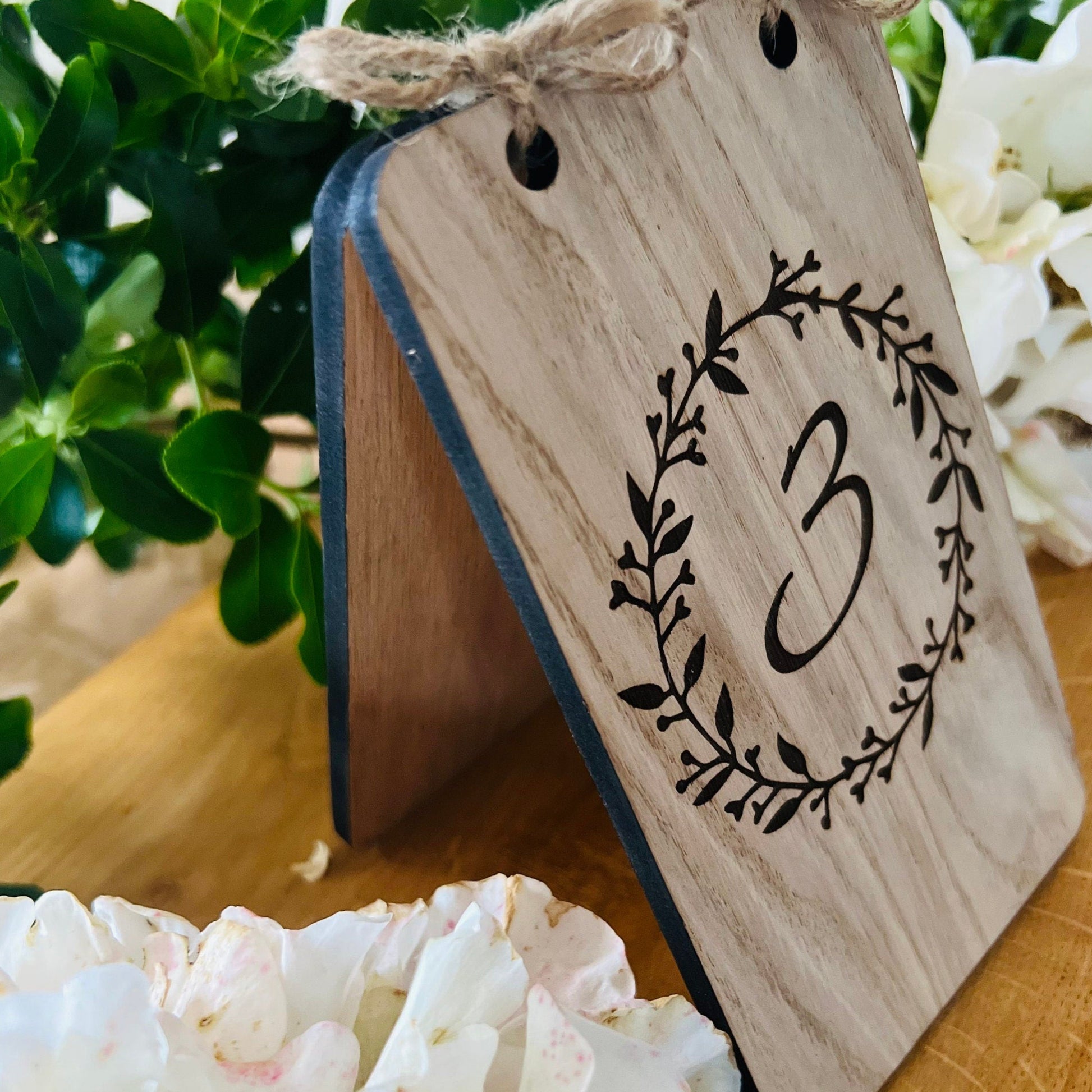 Wedding Wooden Table Numbers