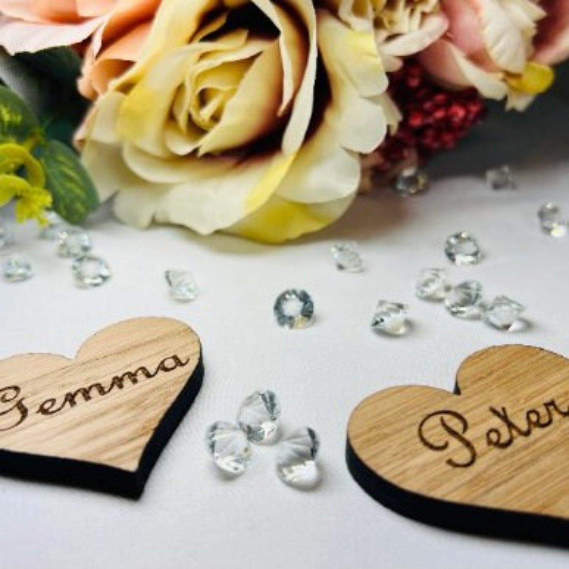 Heart Wedding Table Names