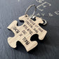Puzzle Keyring Wedding Favours