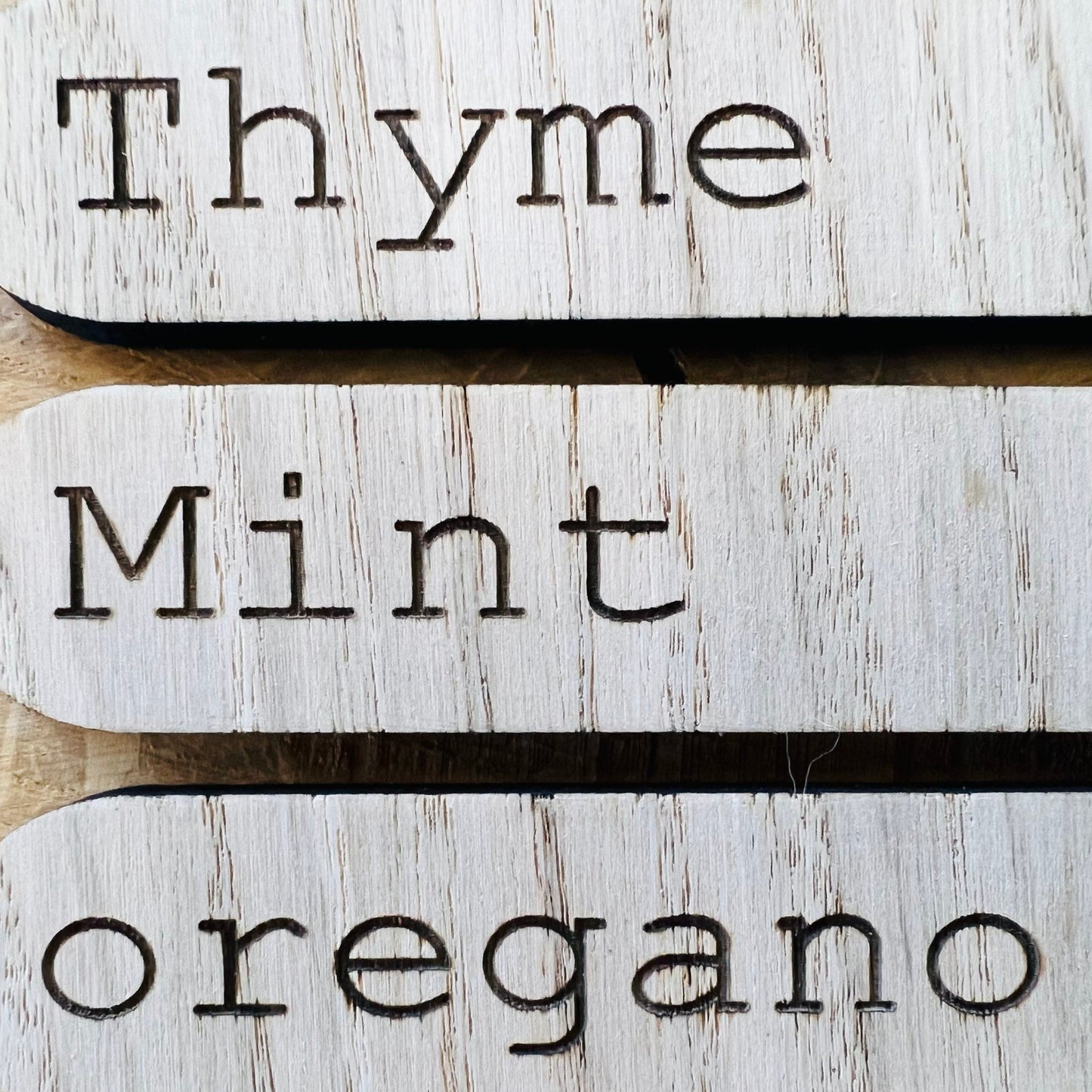 Herb and Plant Name Stakes