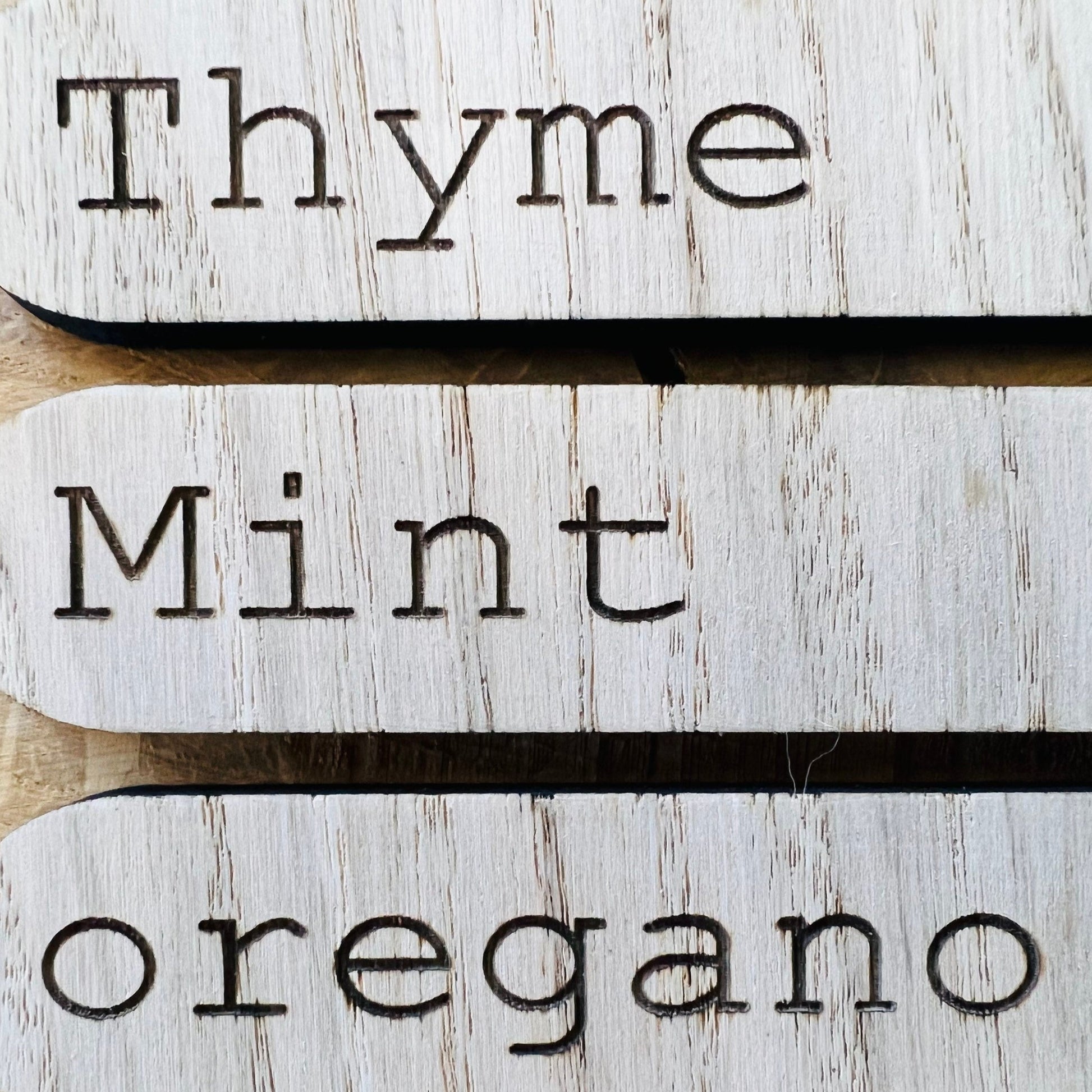 Herb and Plant Name Stakes