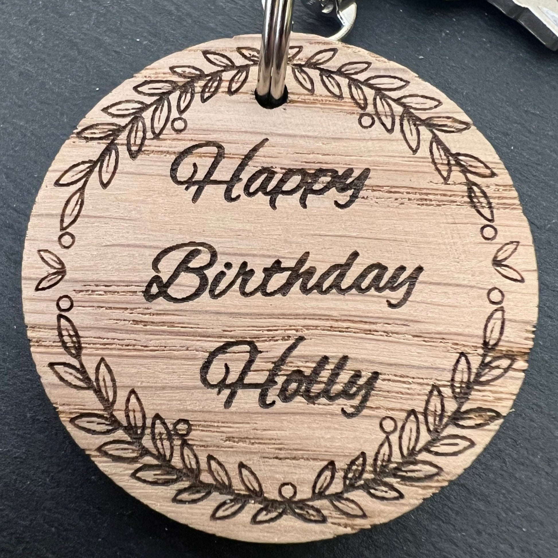 Personalised Birthday Keyring