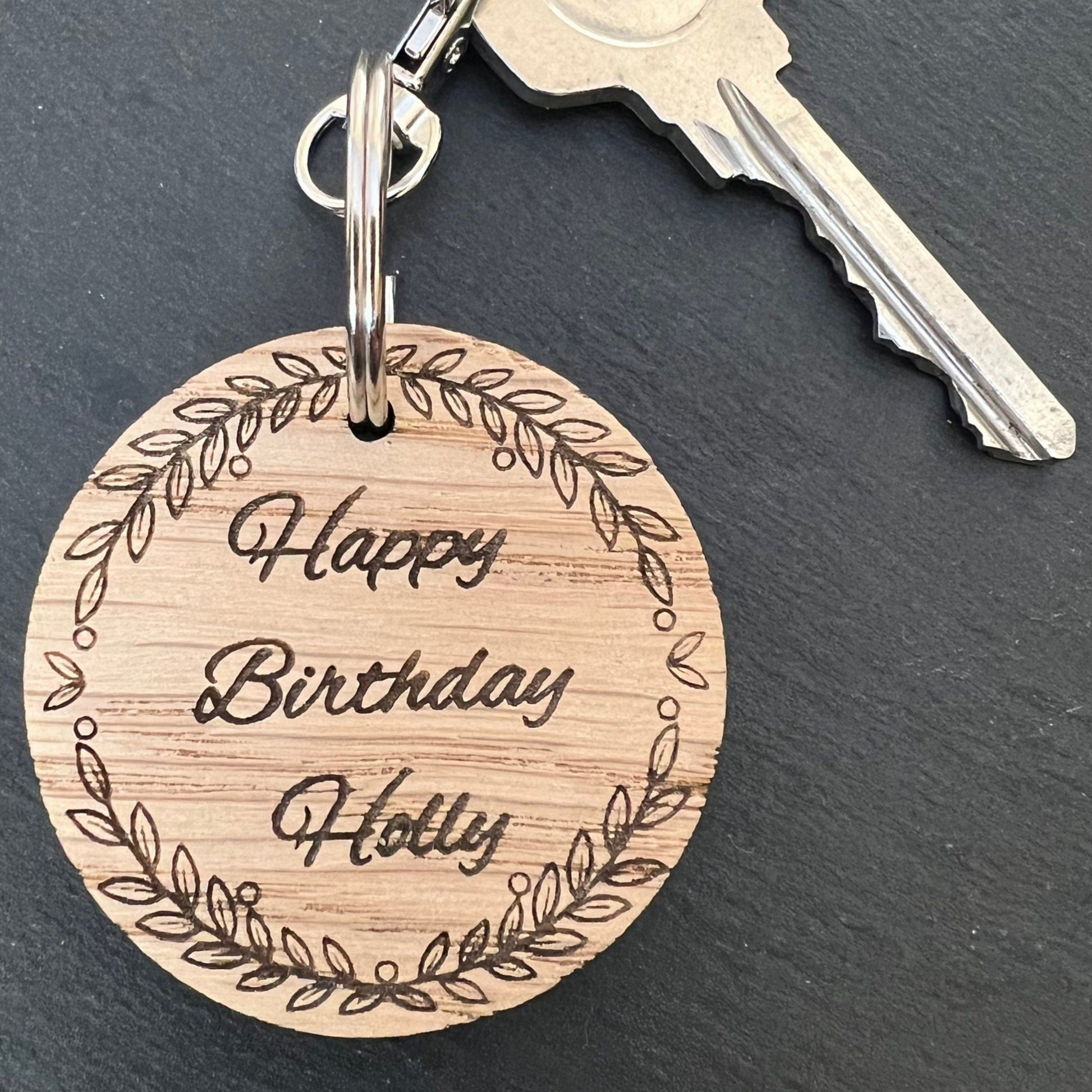 Personalised Birthday Keyring