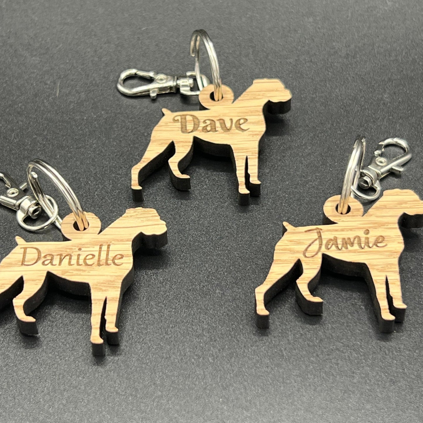 Personalised Boxer Keyring