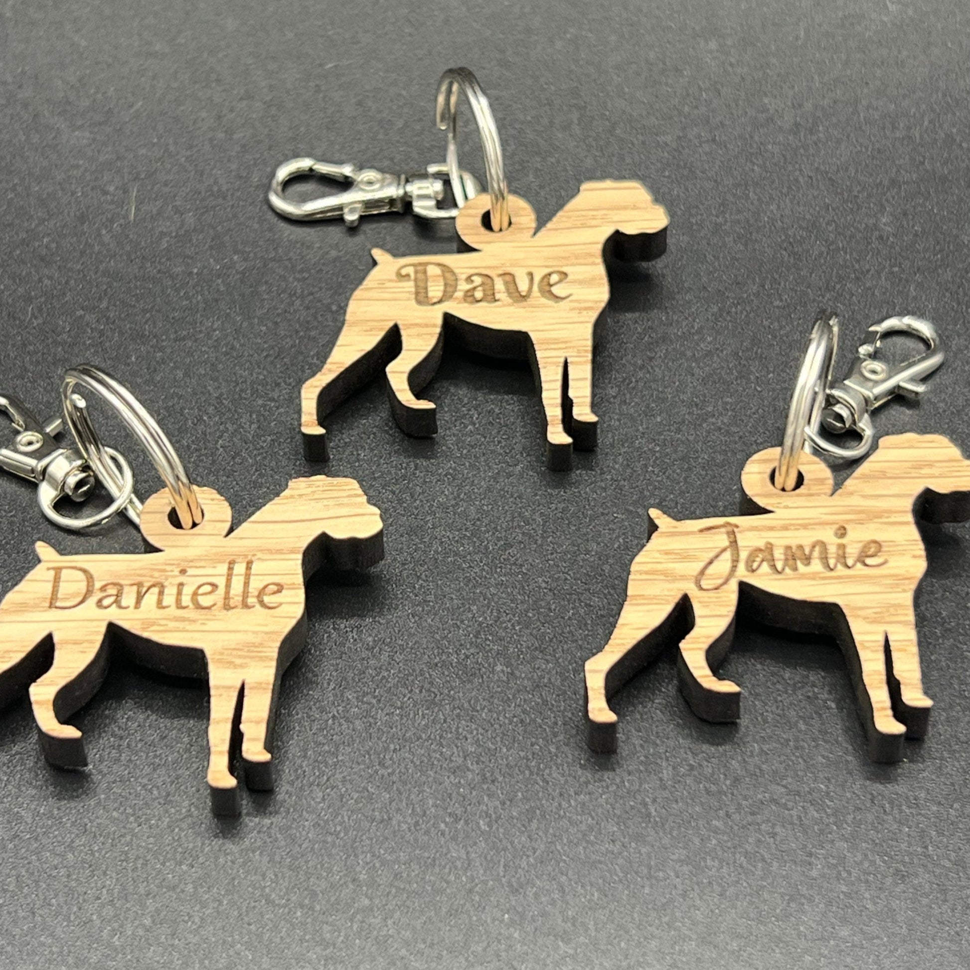 Personalised Boxer Keyring