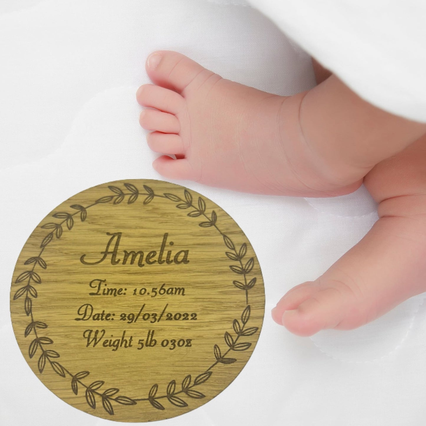Personalised Baby Plaque 