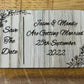 Save The Date Wooden Wedding Token