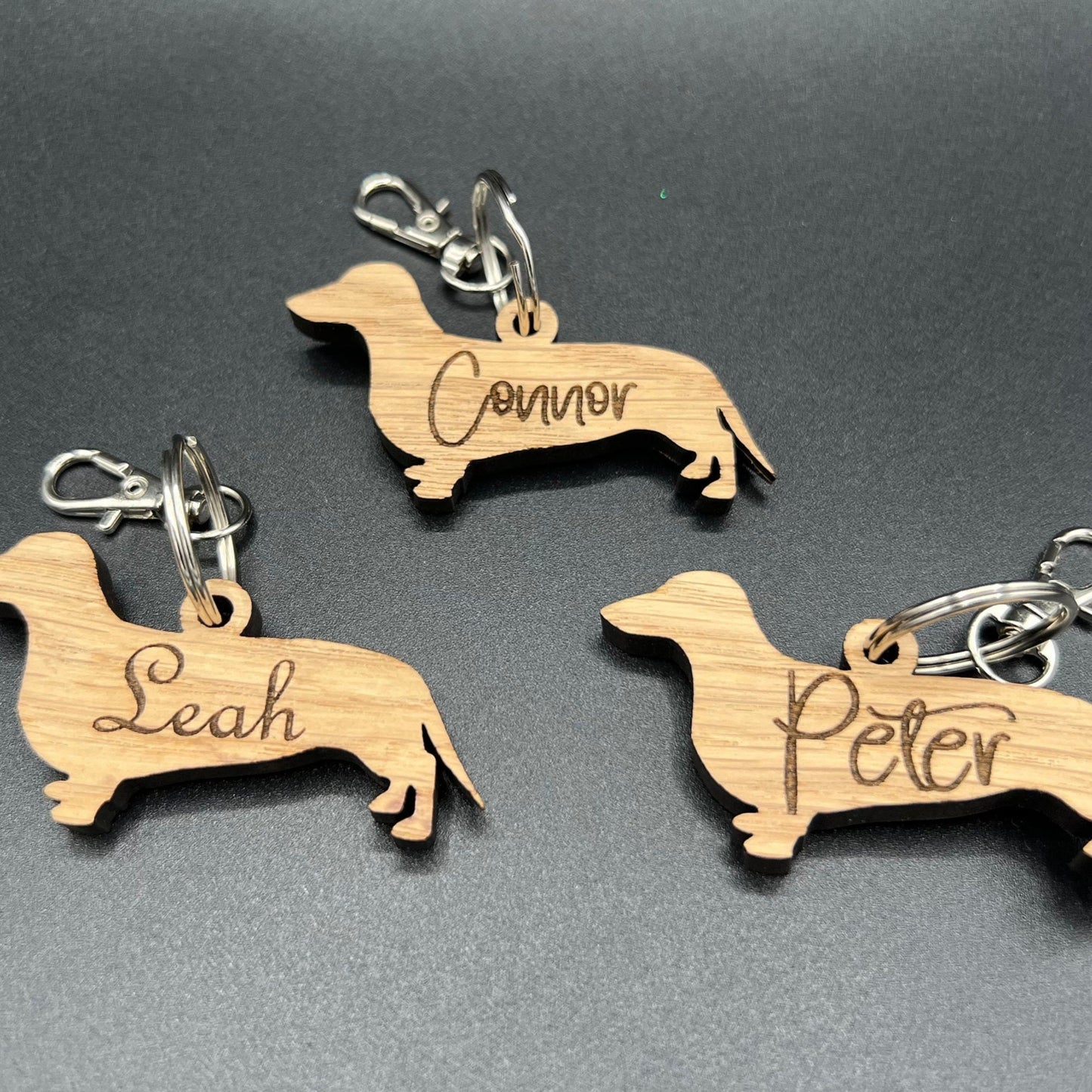 Personalised Dachshund Keyring