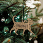 Personalised Cat Christmas Tree Decoration