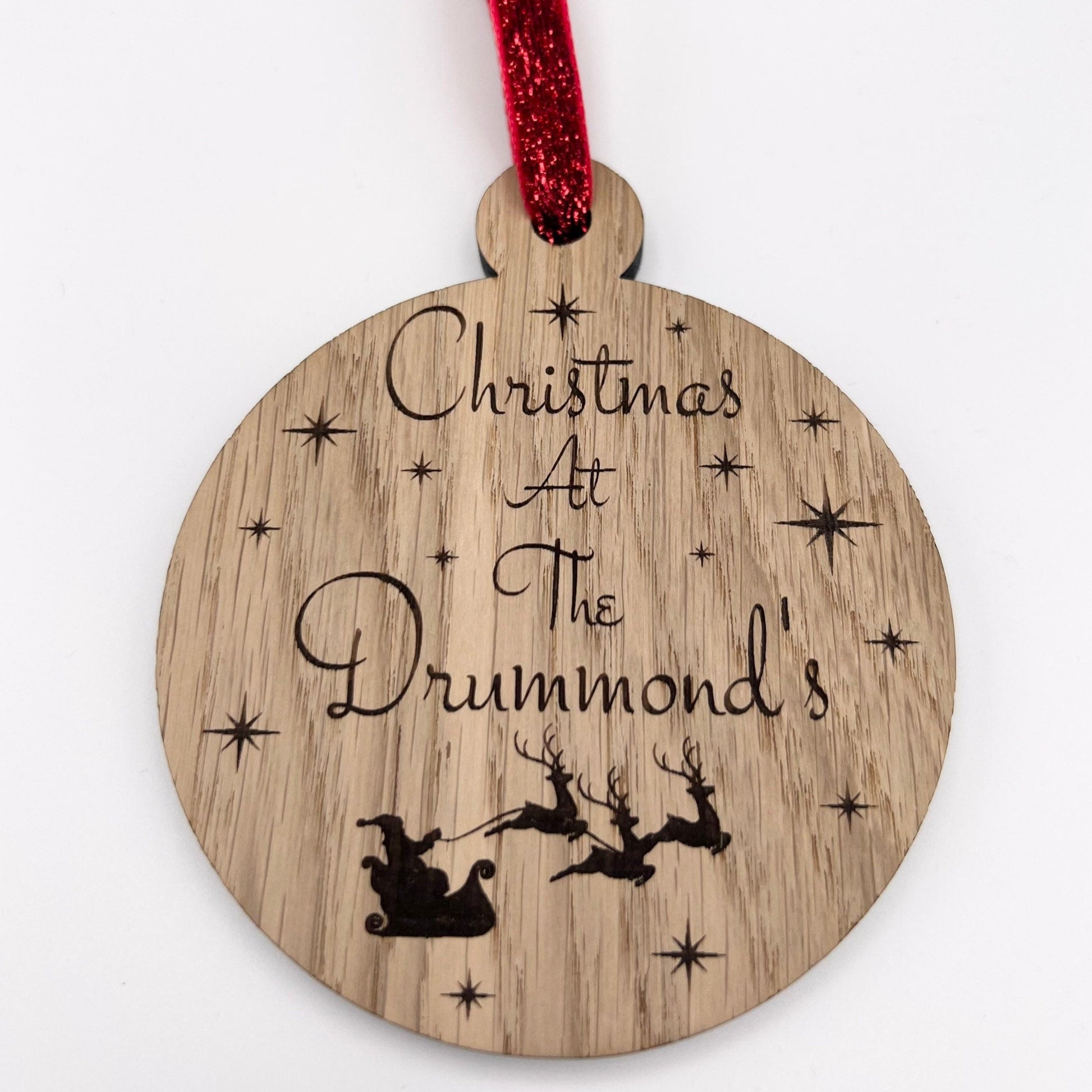 Personalised Family Christmas Tree Decoration