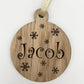 Personalised Name Christmas Tree Decoration