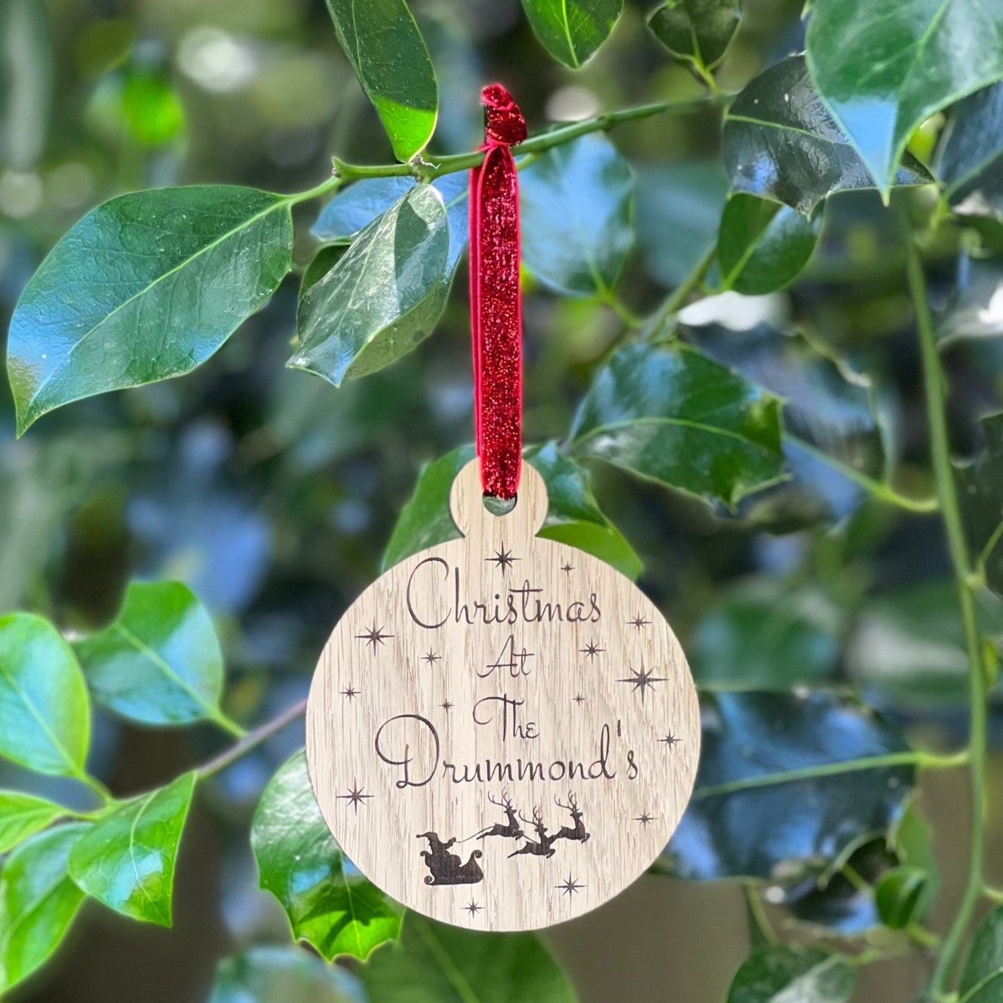 Personalised Family Christmas Tree Decoration