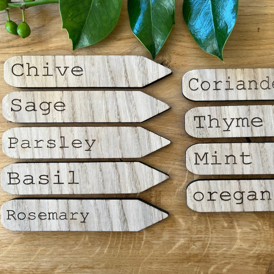 Herb and Plant Name Stakes