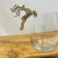 Hanging Reindeer Table Names for glasses