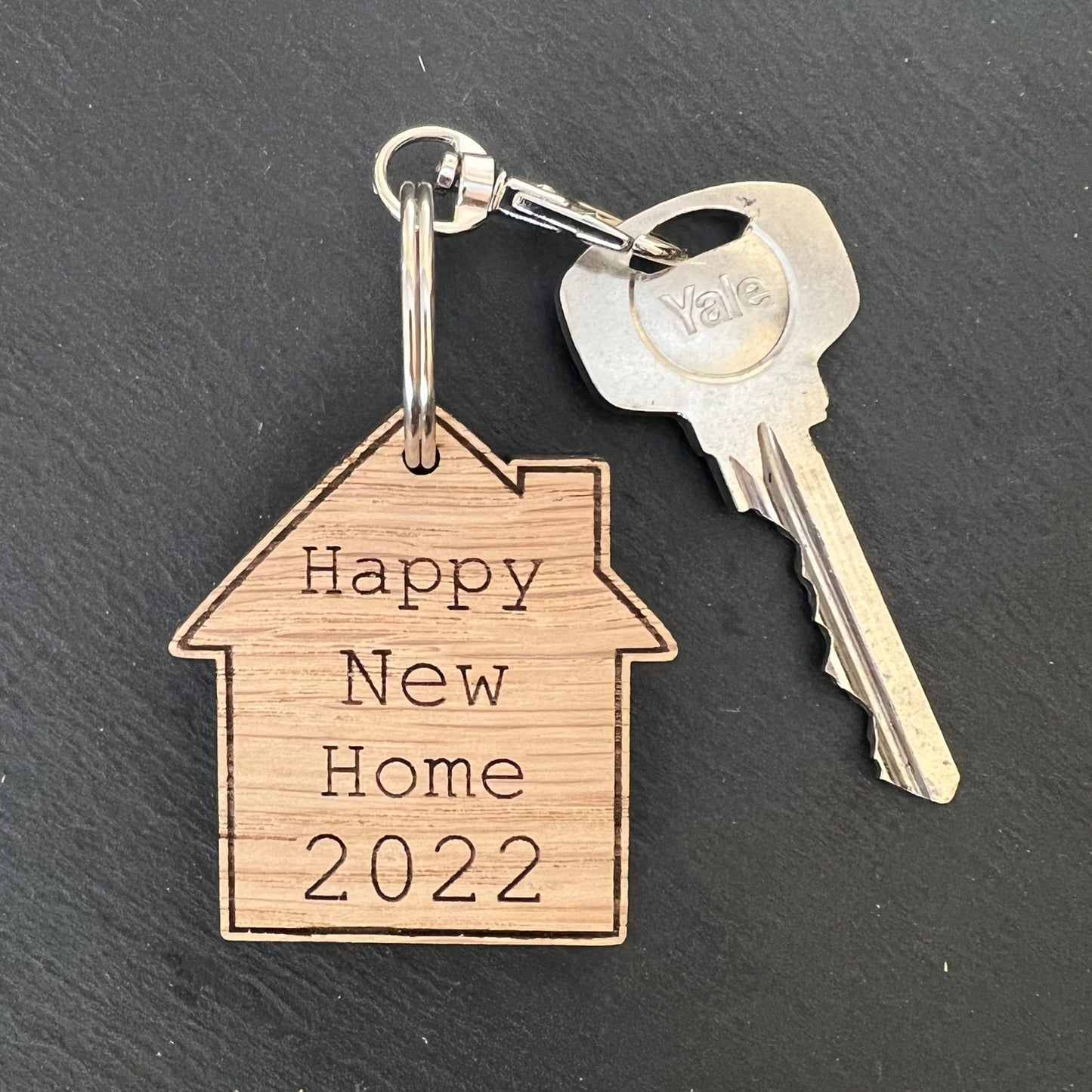 Happy New Home Keyring