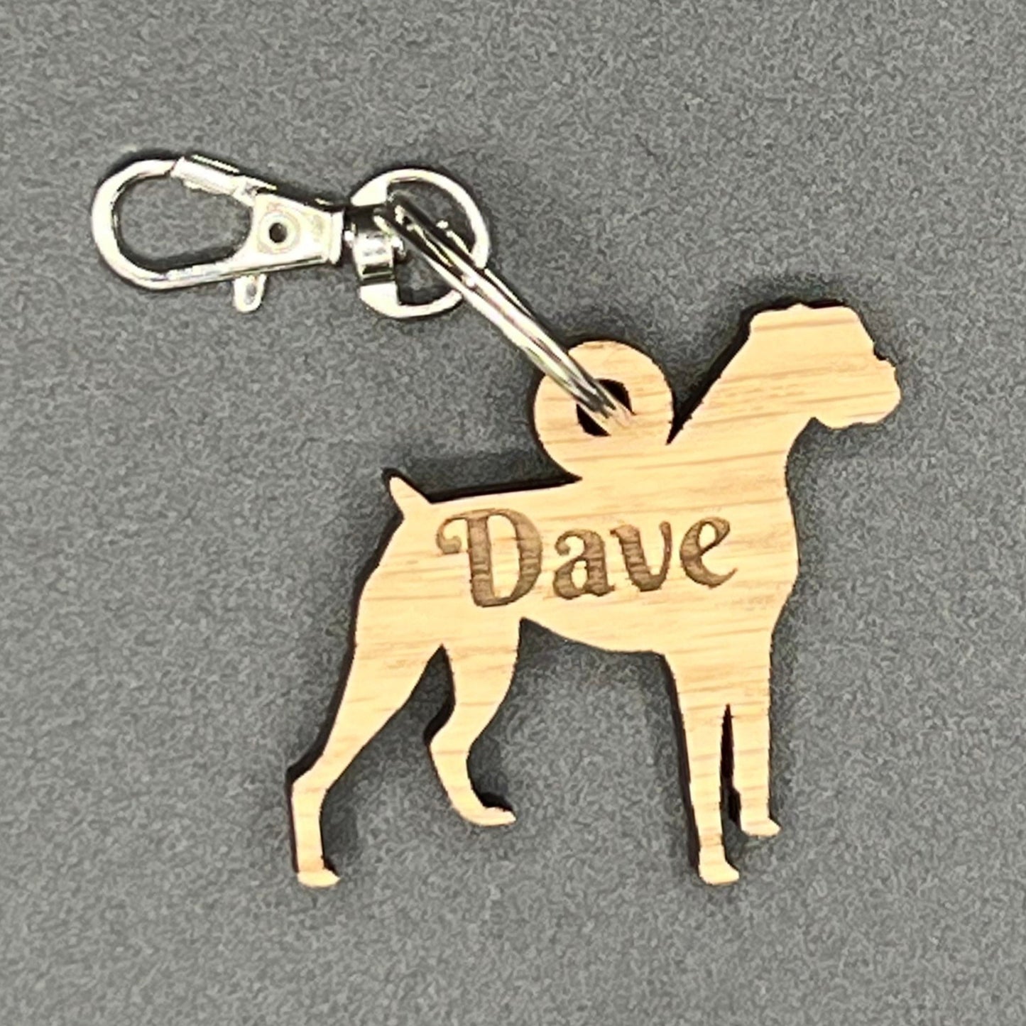 Personalised Boxer Keyring