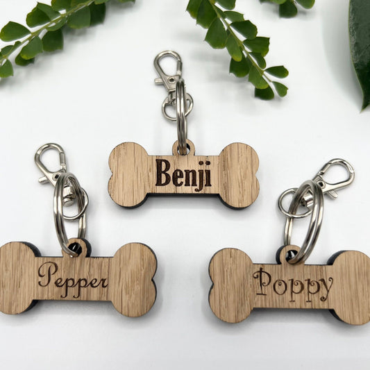 Personalised Bone Keyring