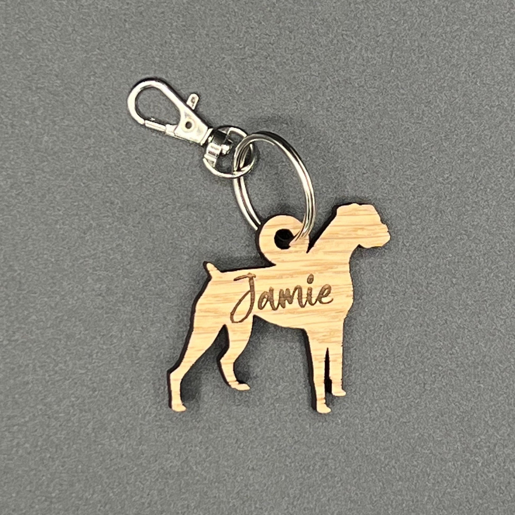 Personalised Boxer Keyring