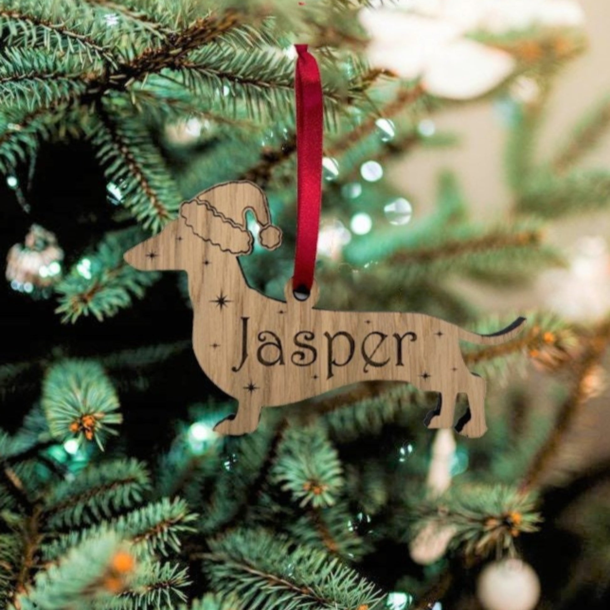 Personalised Dachshund Christmas Tree Decoration