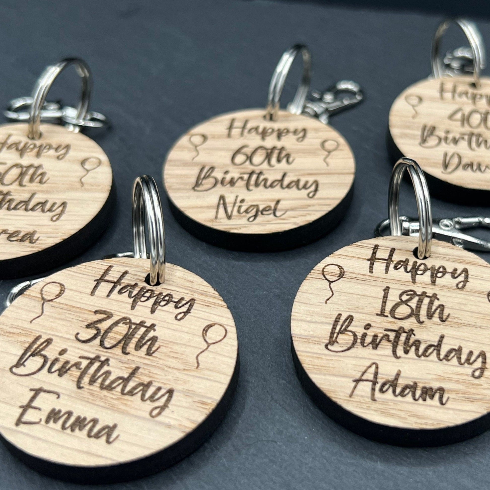 30th Birthday Keyring