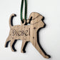 Personalised Cat Christmas Tree Decoration
