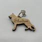 Personalised German Shepherd Keyring
