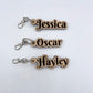 Personalised Name Keyring