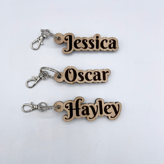 Personalised Name Keyring