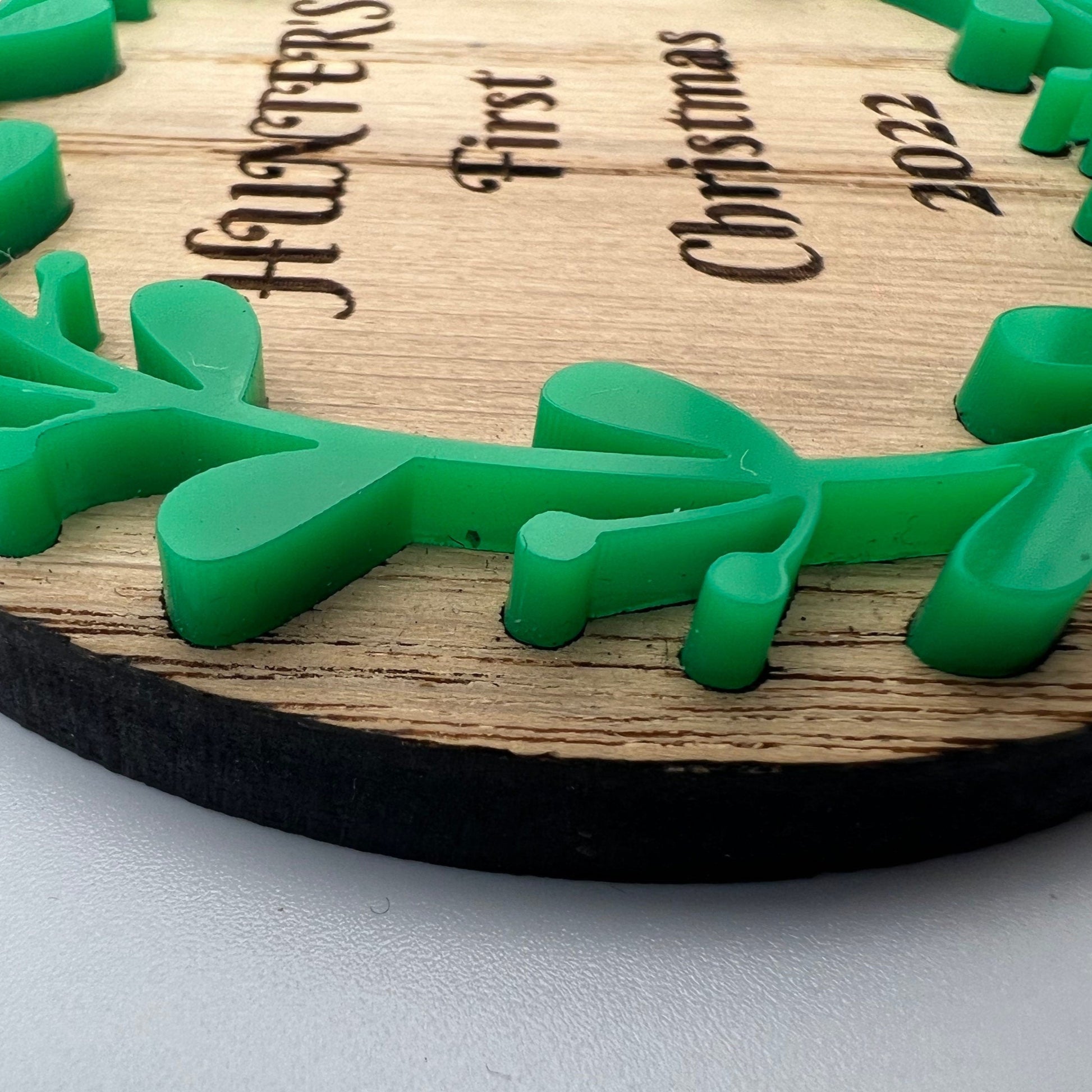 Personalised First Christmas Tree Decoration