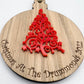 Personalised Family Christmas Tree Decoration 2023