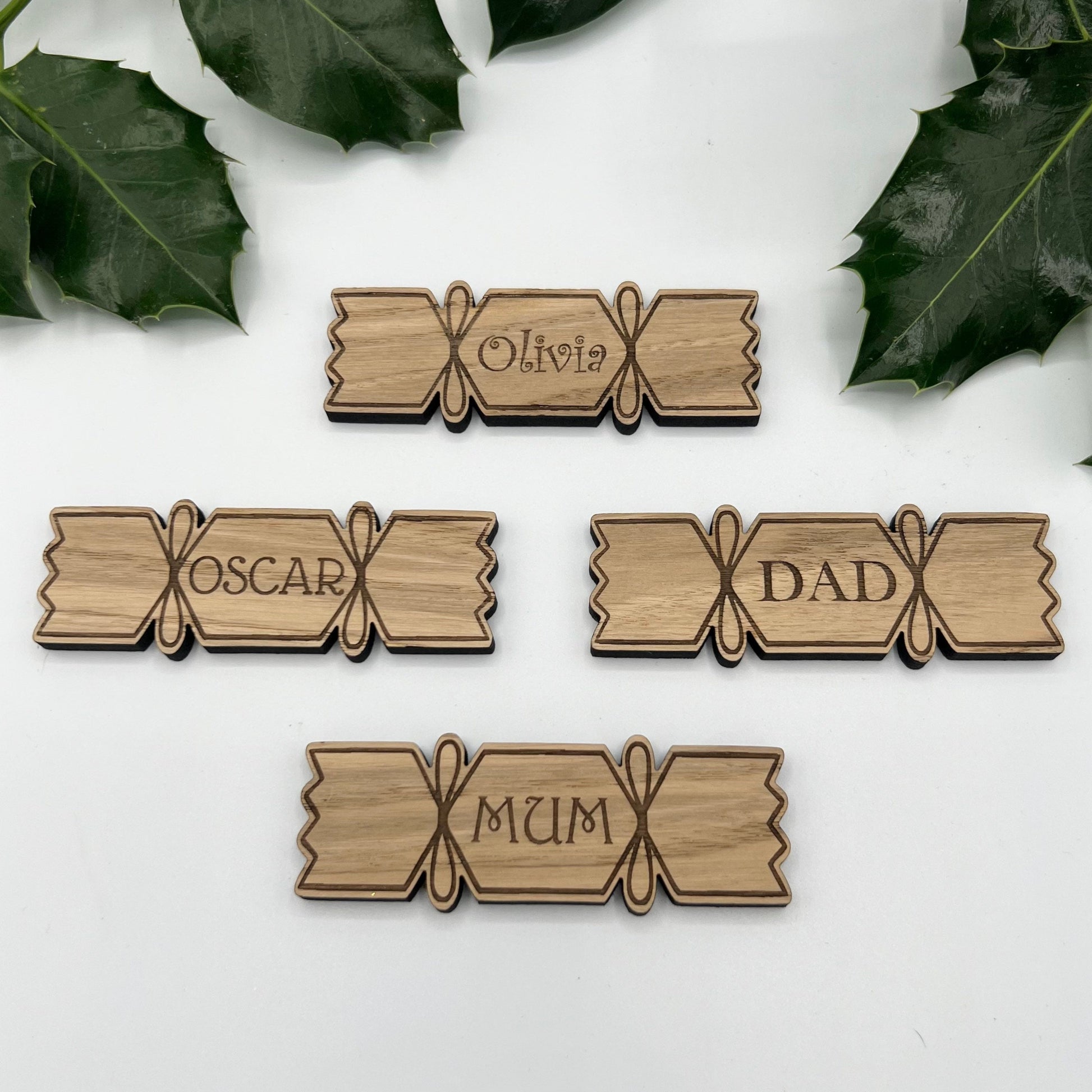 Personalised Cracker Table Names