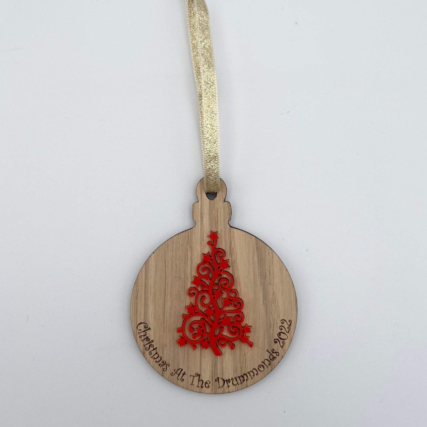 Personalised Family Christmas Tree Decoration 2023