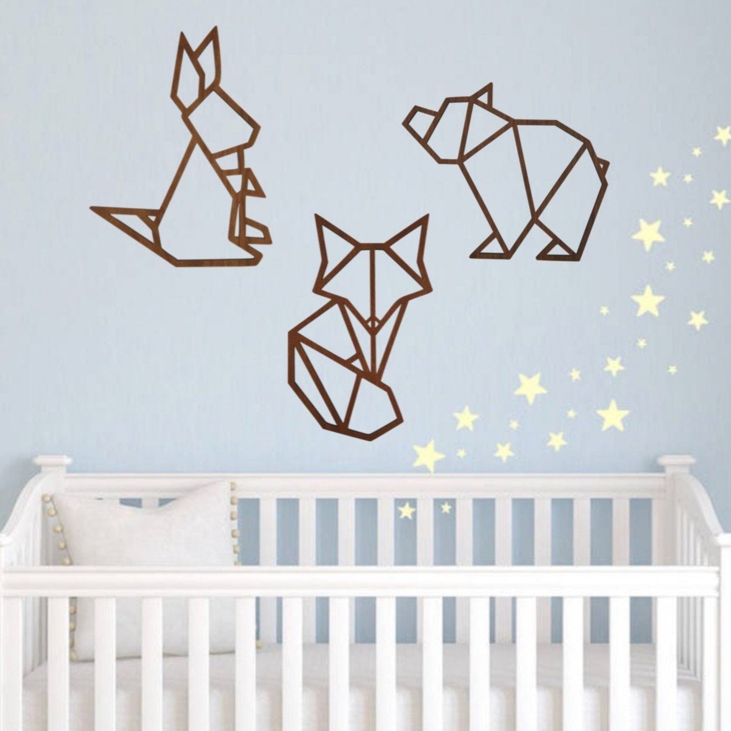 Geometric Wall Art - Forest Animals