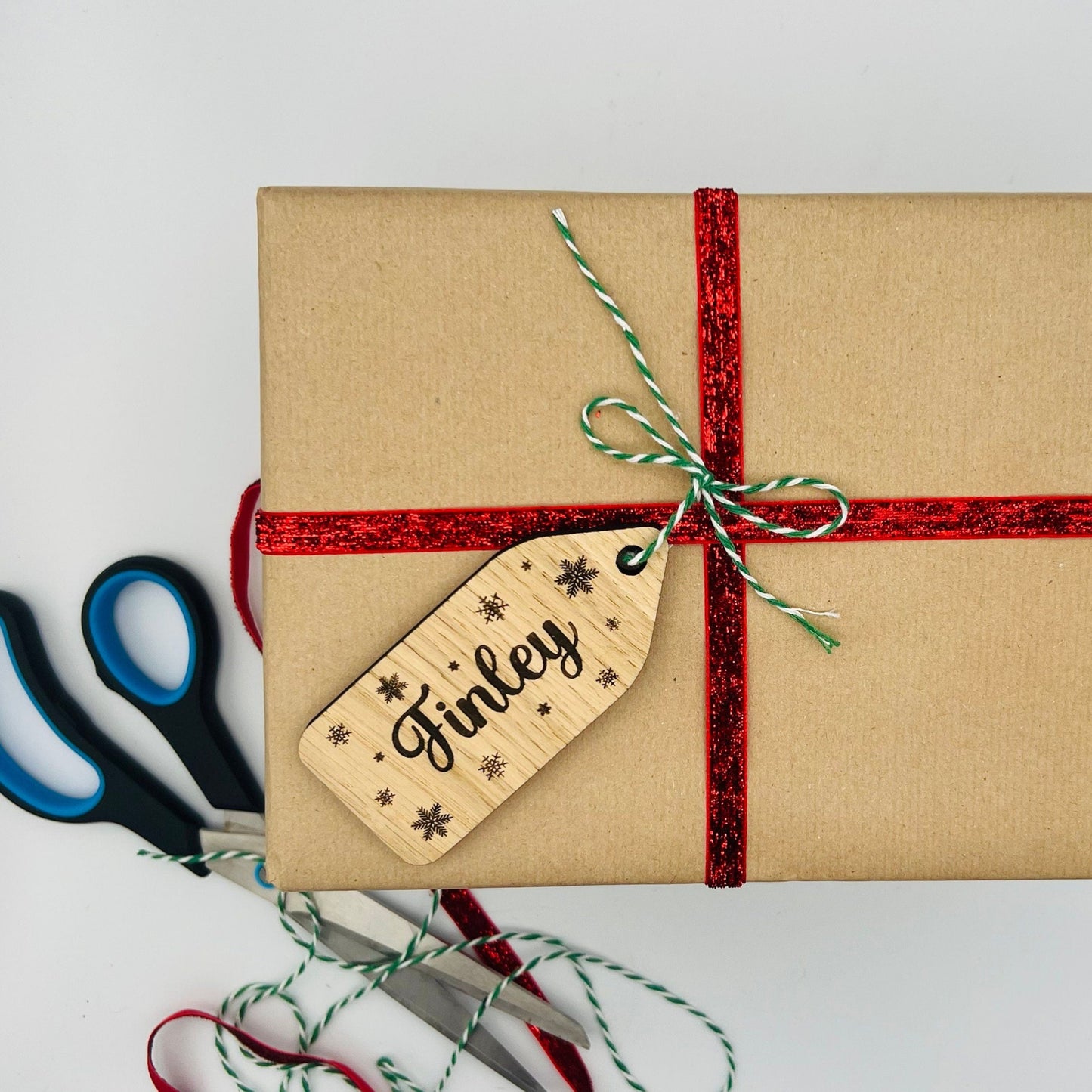 Personalised Wooden Christmas Gift Tags