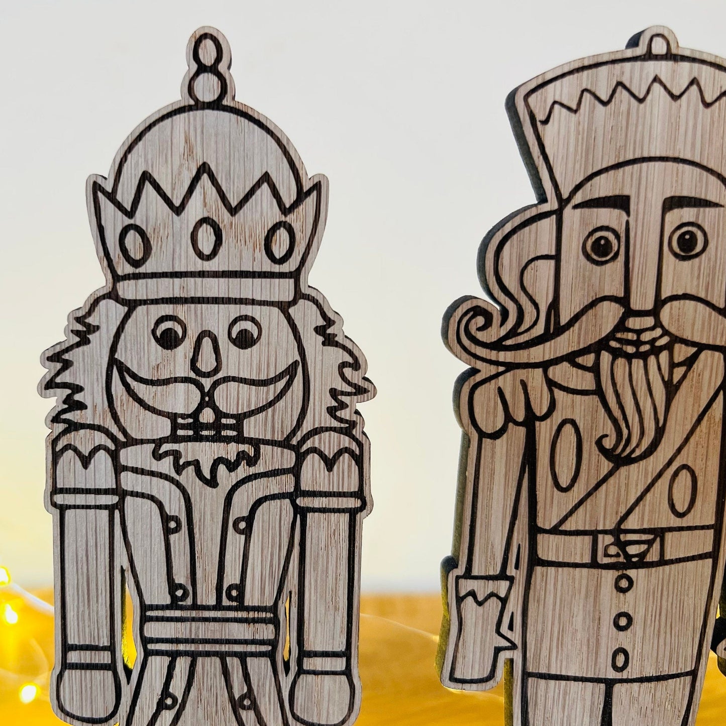 Set of Three Wooden Nutcrackers