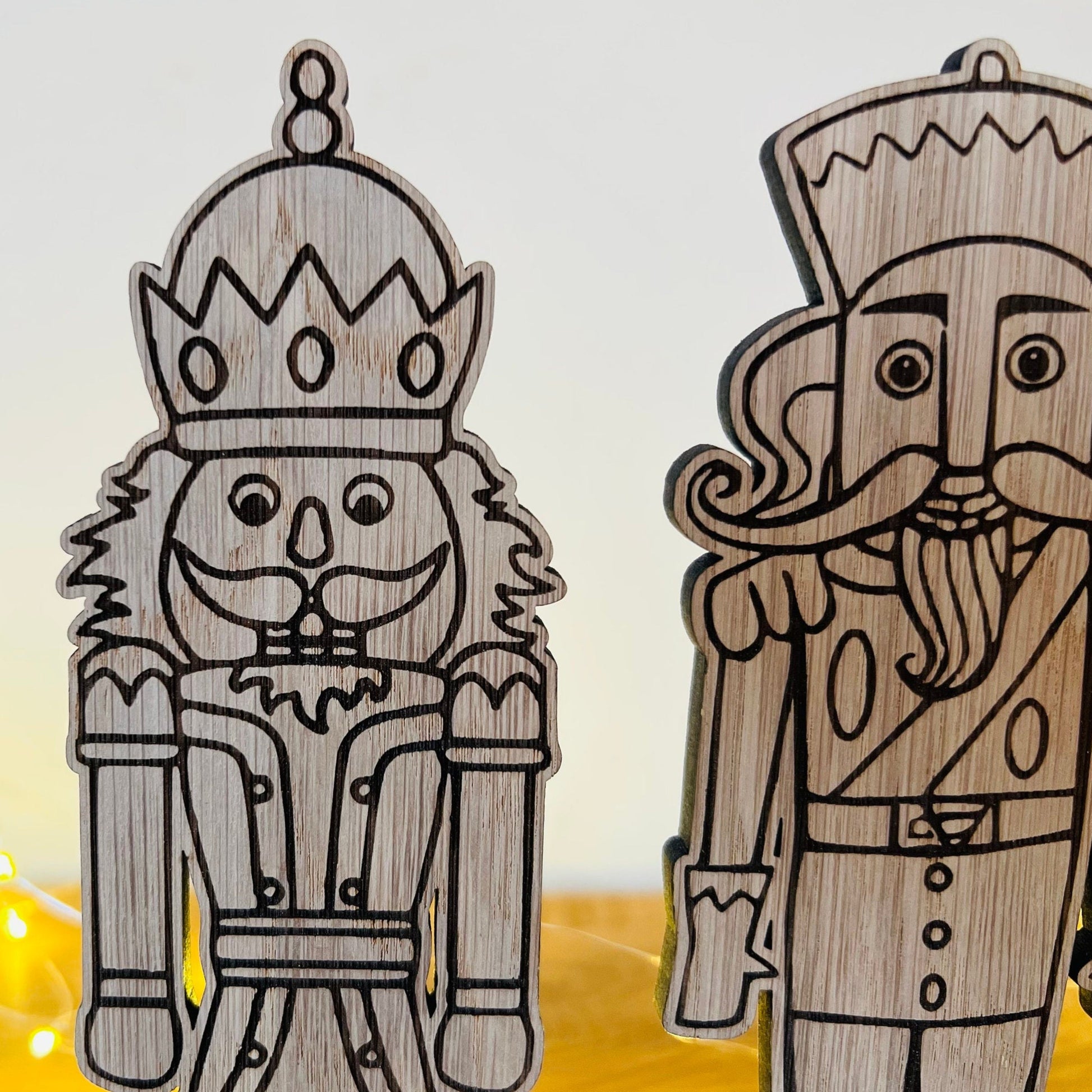 Set of Three Wooden Nutcrackers