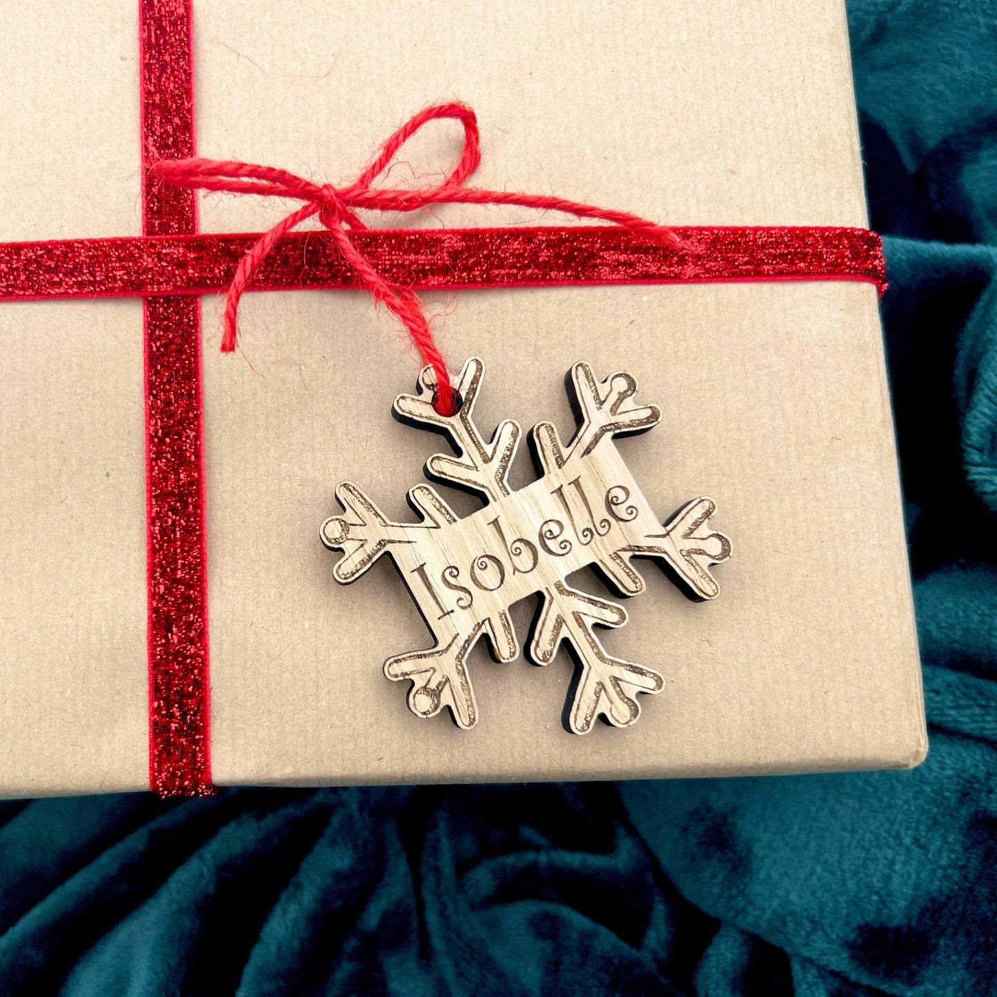 Personalised Snowflake Gift Tags