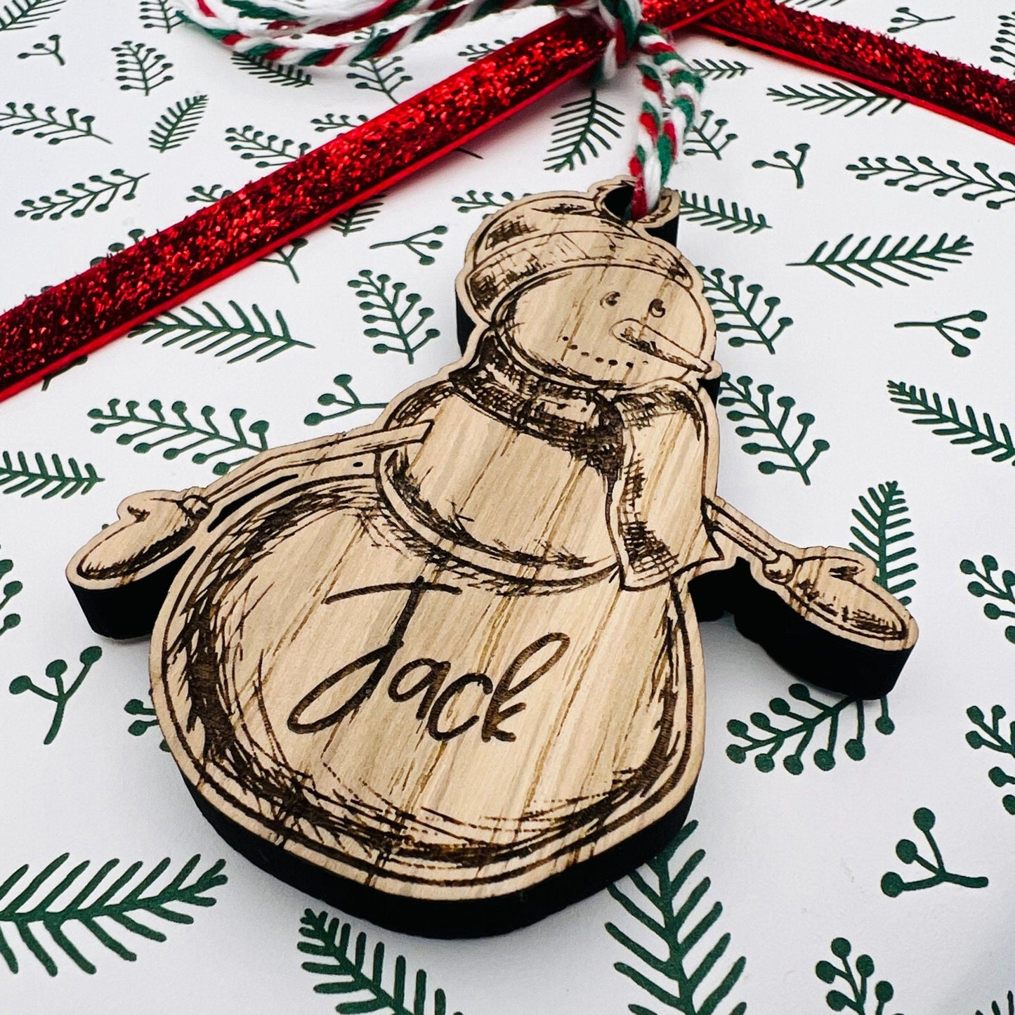 Personalised Snowman Gift Tags