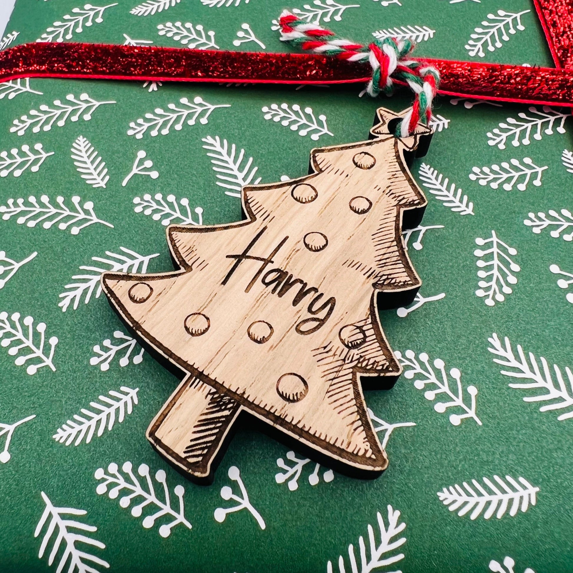 Personalised Christmas Tree Gift Tags