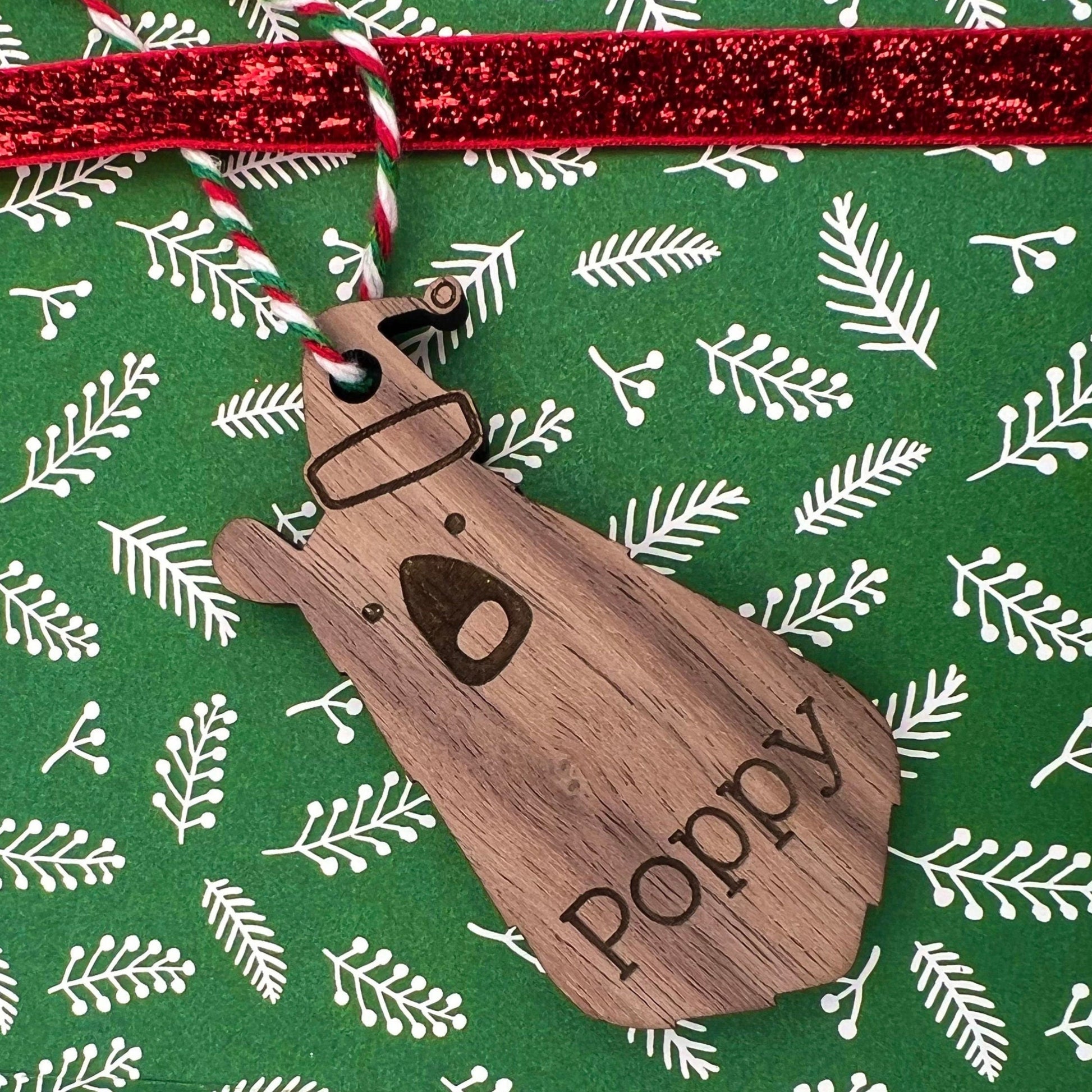 Christmas Personalised Bear Gift Tags