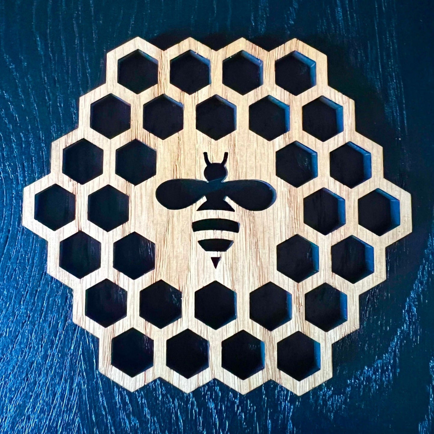 Bee and Honeycomb Coasters 