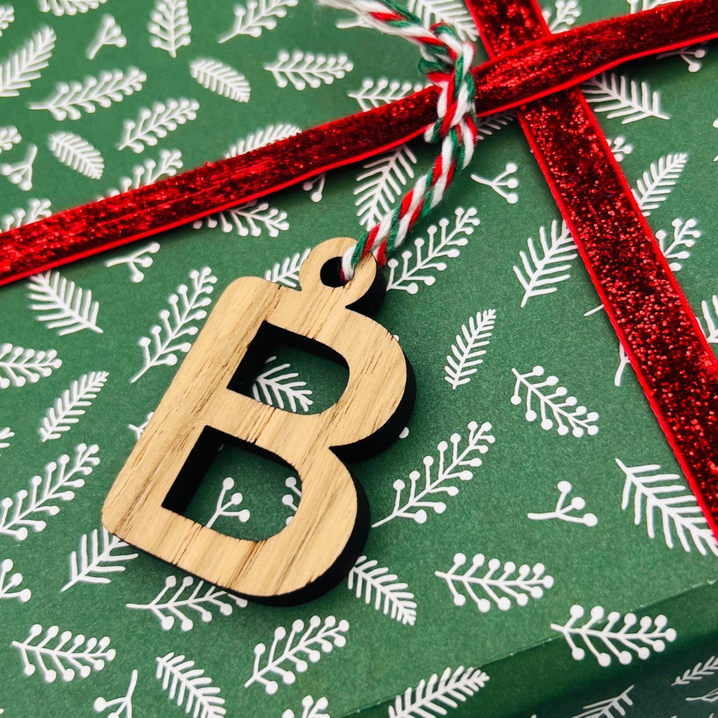 Wooden Letter Gift Tags