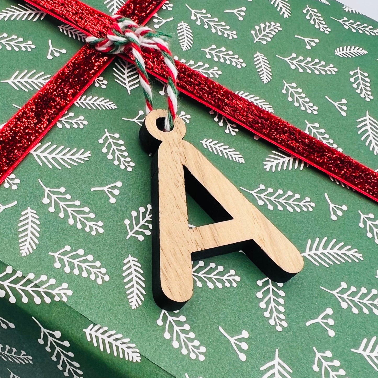 Wooden Letter Gift Tags