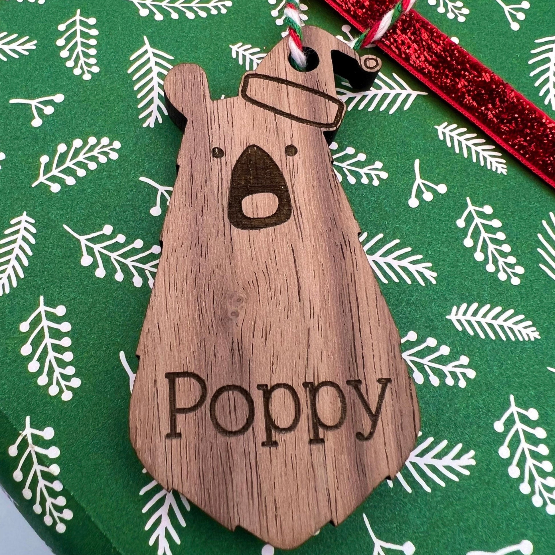 Christmas Personalised Bear Gift Tags
