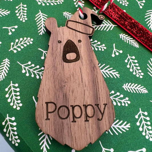 Christmas Personalised Bear Gift Tags