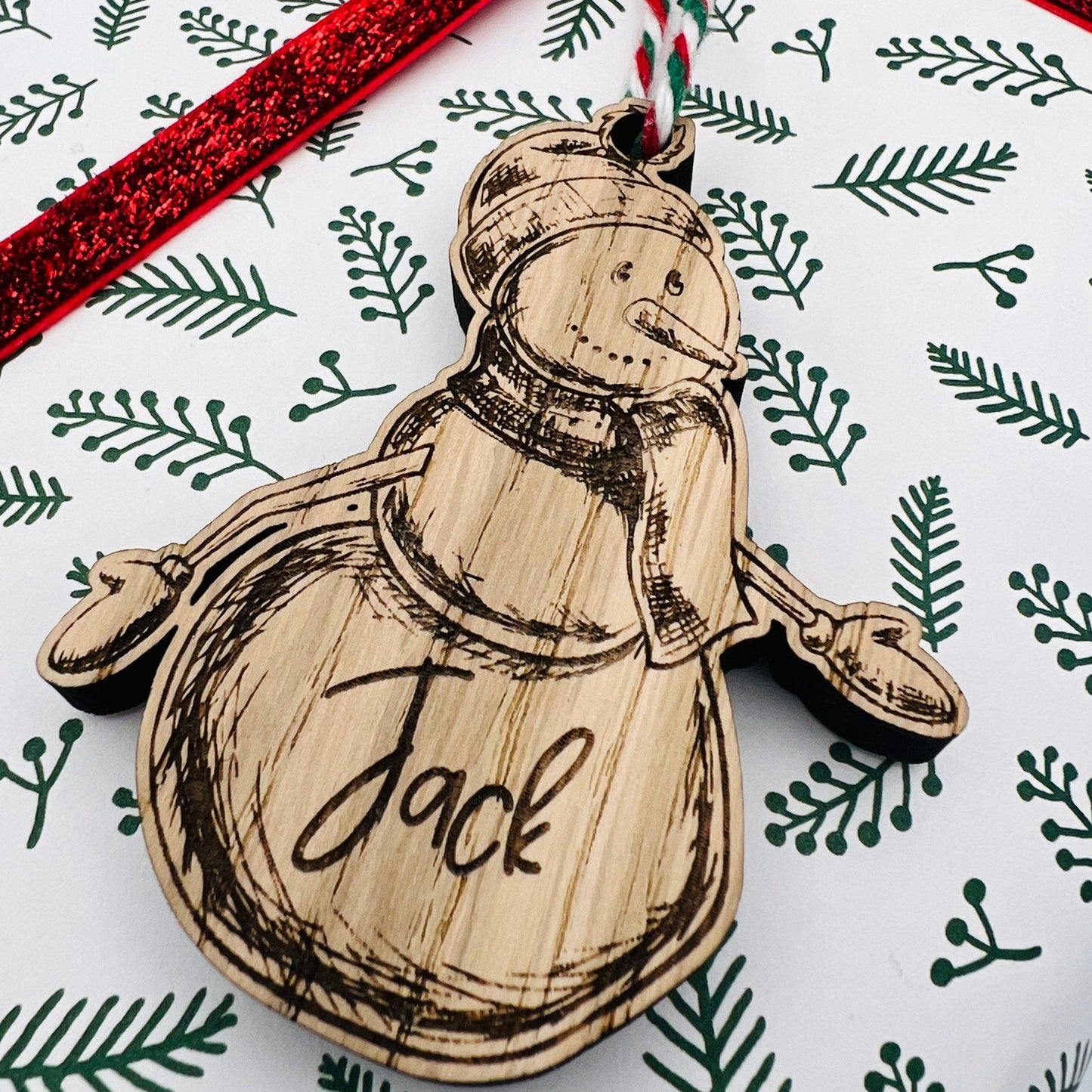 Personalised Snowman Gift Tags